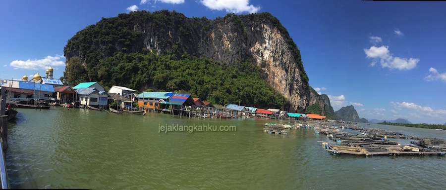 Kampung Nelayan Thailand rasa Jawa di Koh Panyee, Phuket