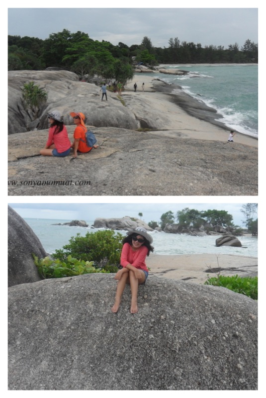 Tebing Granit menyerupai Dermaga Kapal, hanya di Pantai Penyabong Belitung