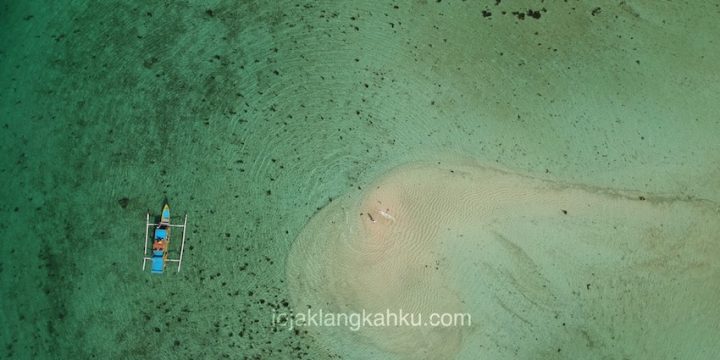Kuy nge-Drone Seru di Gili Pasir, Tawun Lombok